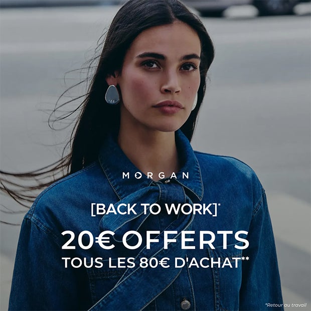 BACK TO WORK « 20€ tous les 80€ d’achat »
